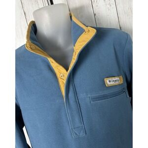 Men's Columbia Fleece Pullover Jacket Coat Size S